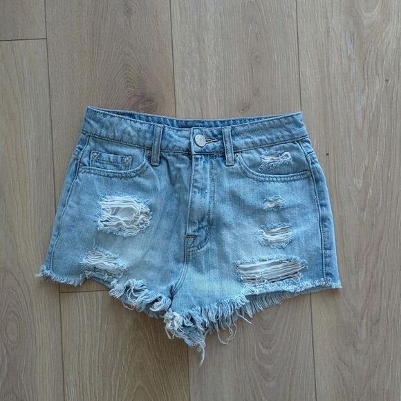Urban Outfitters BDG Super High Rise Cheeky Jean Shorts - Picture 4 of 7